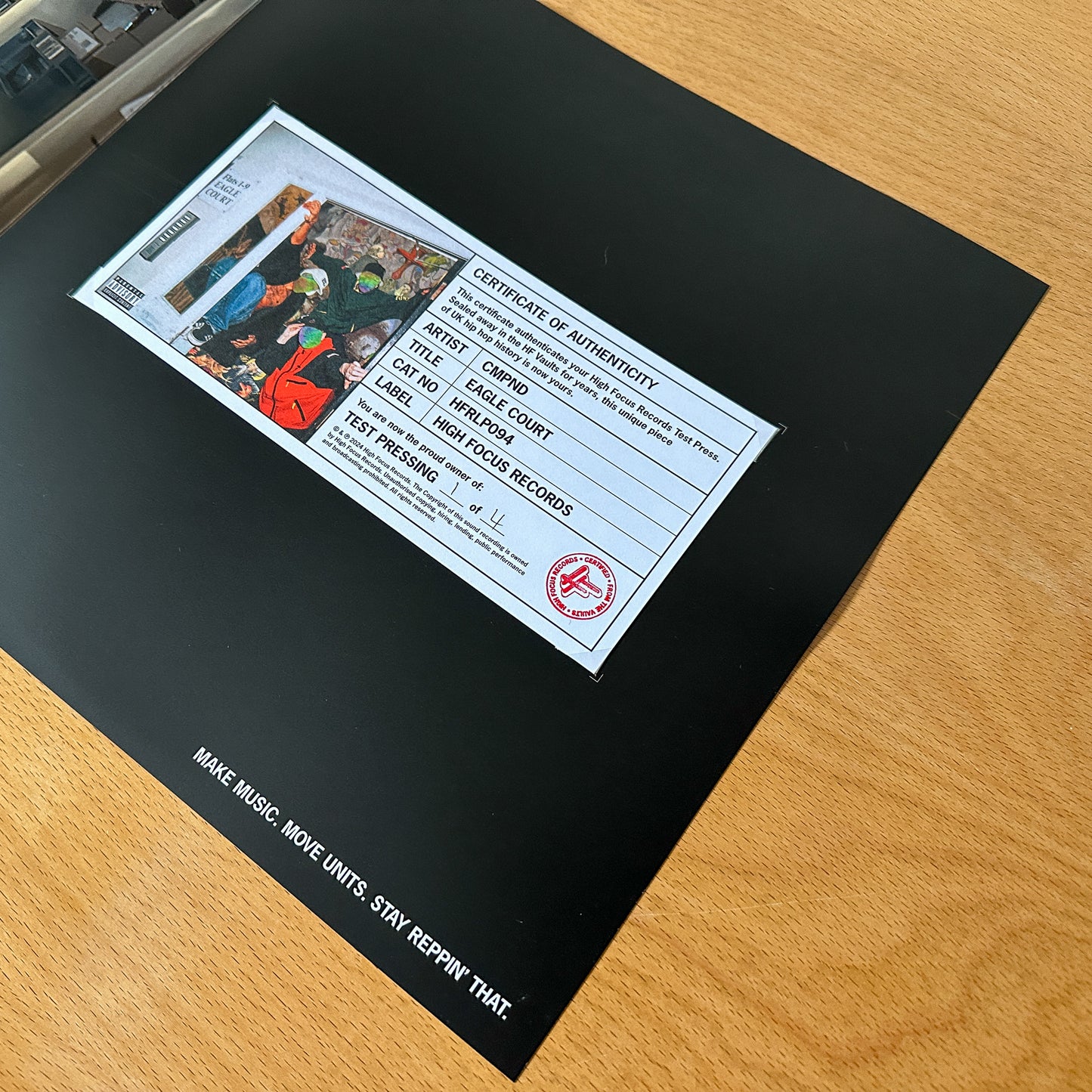 CMPND 'Eagle Court' TEST PRESS (1 of 4)