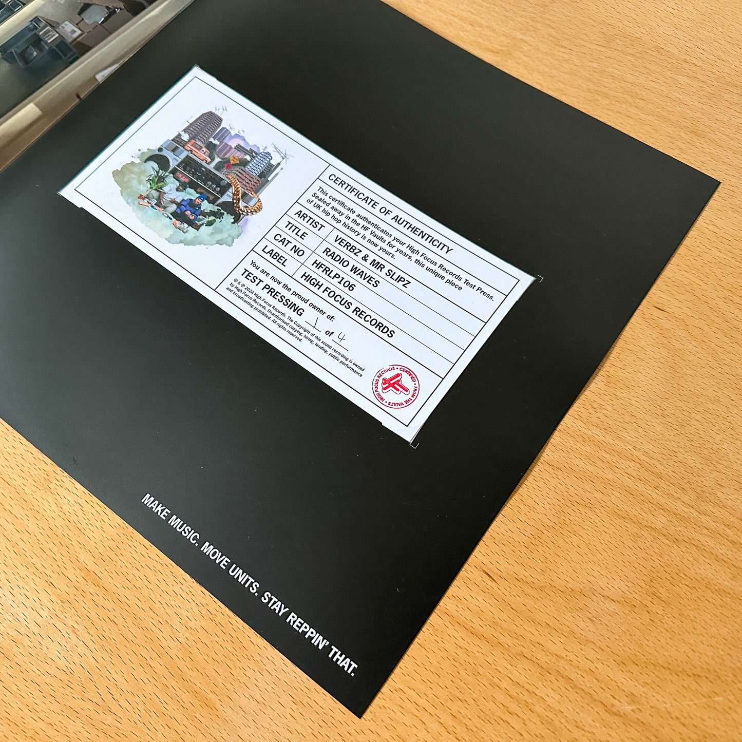 Verbz & Mr Slipz 'Radio Waves' TEST PRESS (1 of 3)