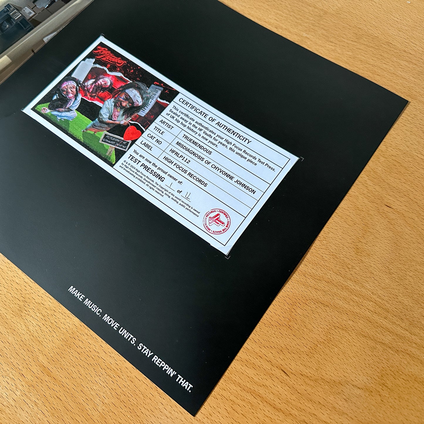 TrueMendous 'Misdiagnosis of Chyvonne Johnson' TEST PRESS (1 of 4)