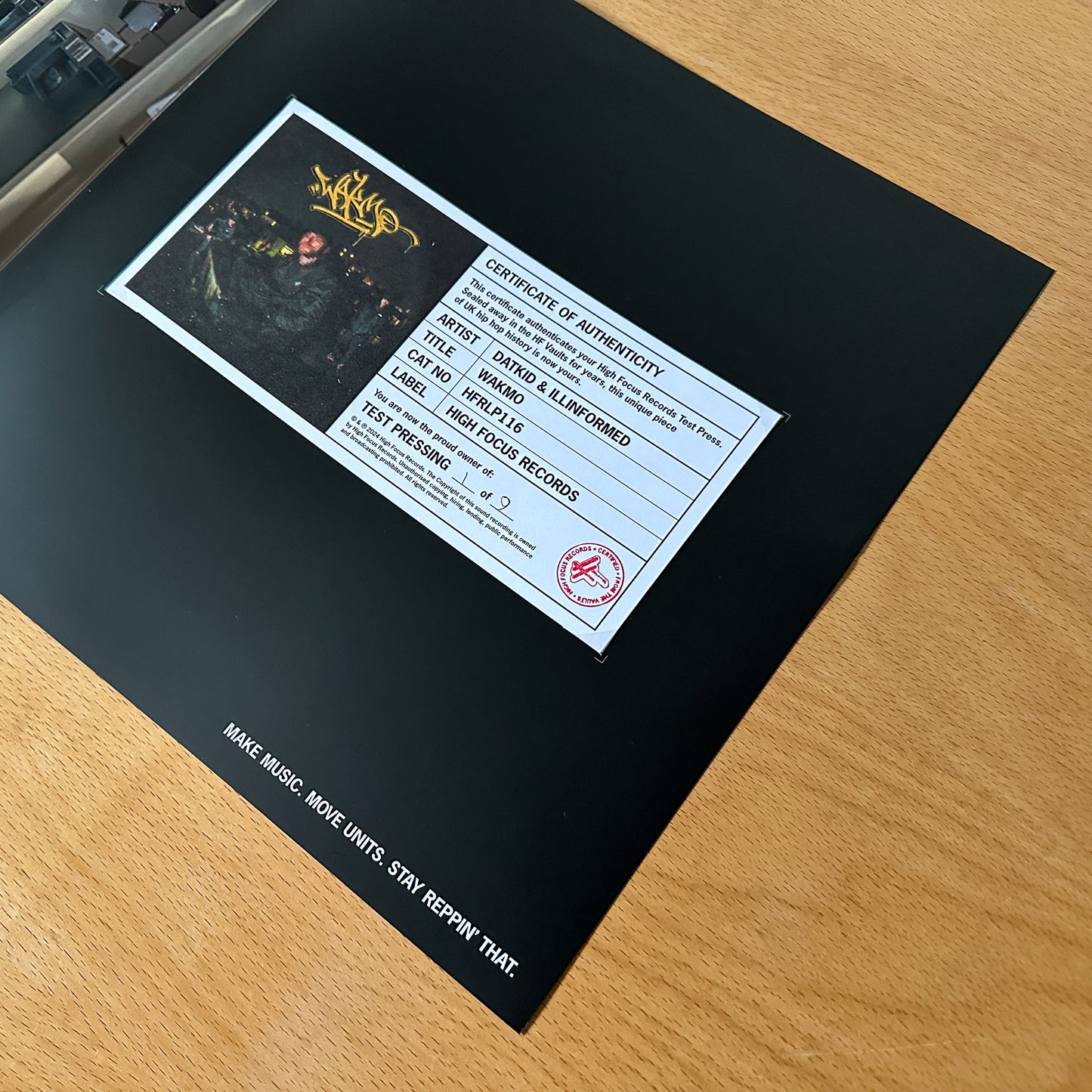 Datkid & Illinformed 'Wakmo' TEST PRESS (1 of 9)