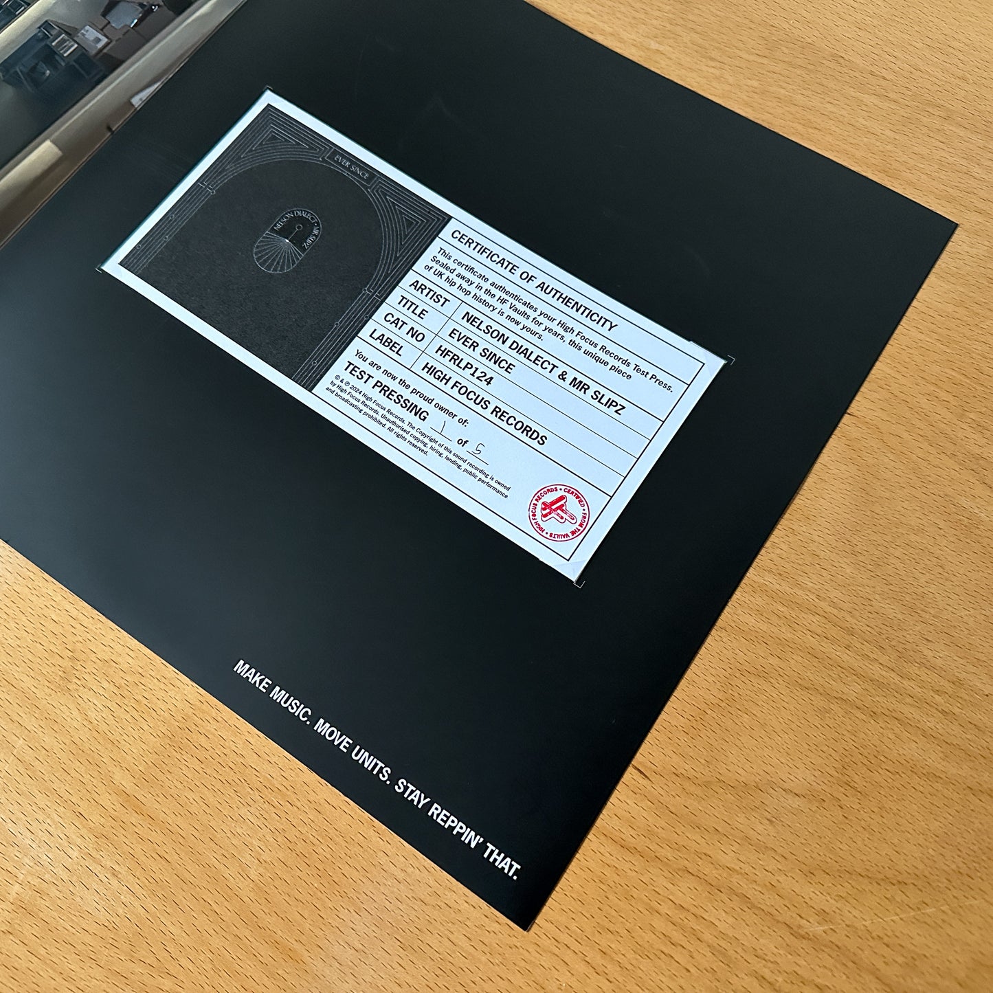 Nelson Dialect & Mr Slipz 'Ever Since' TEST PRESS (1 of 5)