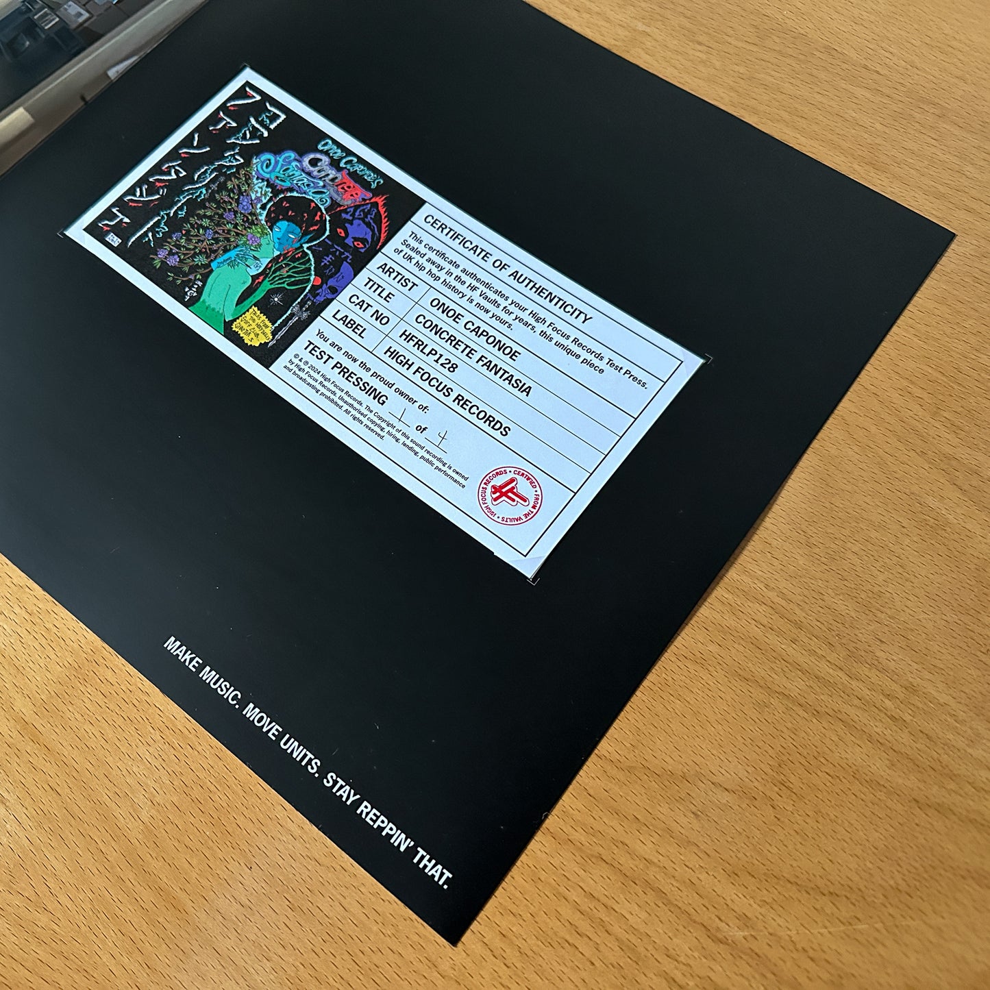 Onoe Caponoe 'Concrete Fantasia' TEST PRESS