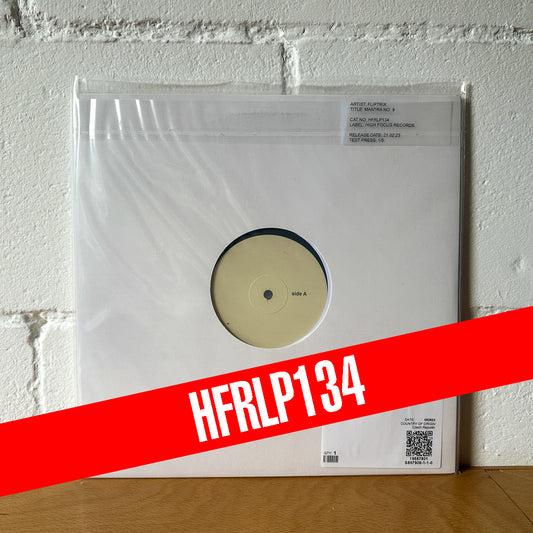 Fliptrix 'Mantra No. 9' TEST PRESS (1 of 5)