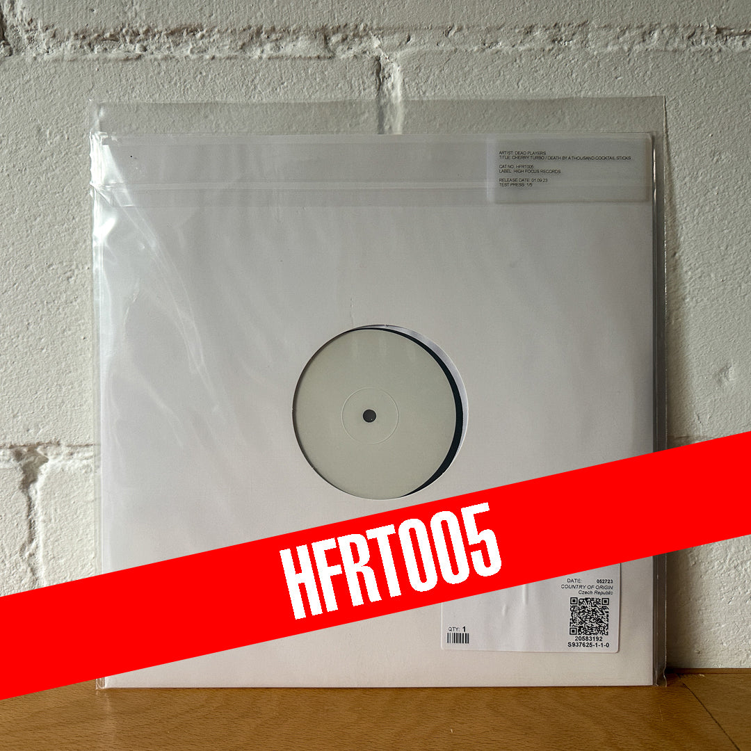 Dead Players 'Cherry Turbo / Death By A Thousand Cocktail Sticks' TEST PRESS