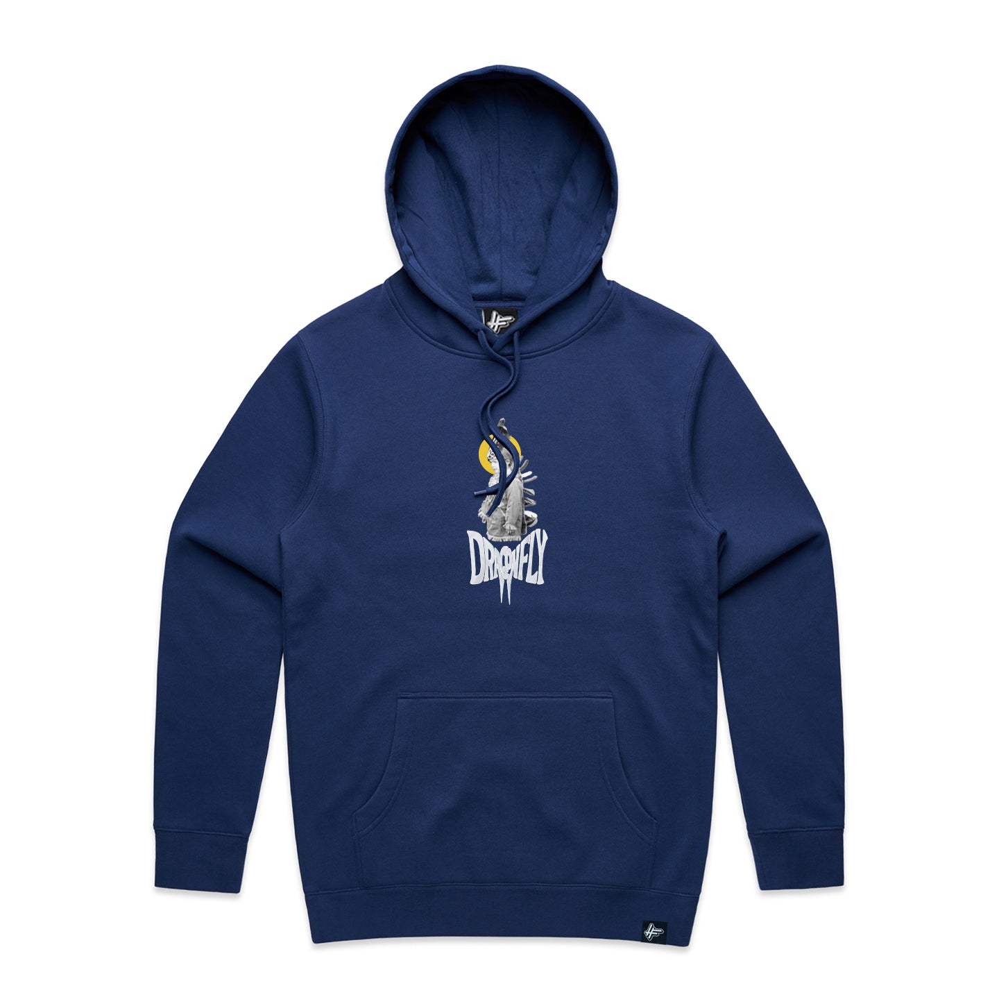 Fliptrix 'Dragonfly' Heavyweight Blue Hoodie