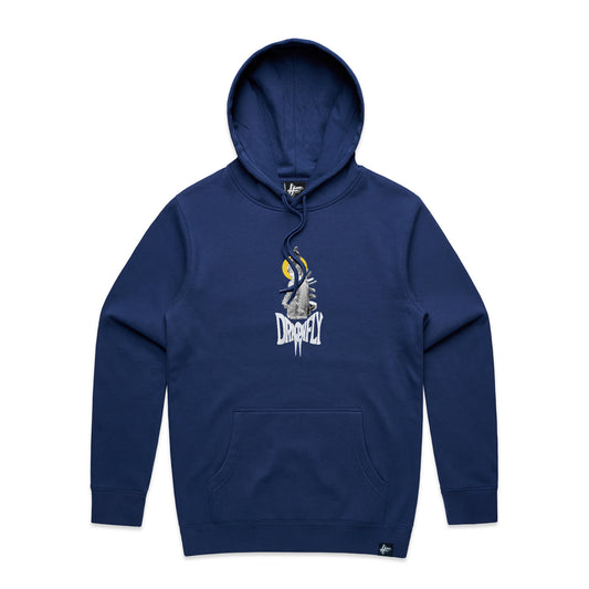 Fliptrix 'Dragonfly' Heavyweight Blue Hoodie