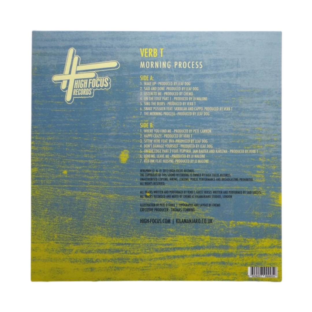 Verb T - Morning Process (SUPER LIMITED EDITION 12" BLUE MARBLE VINYL)