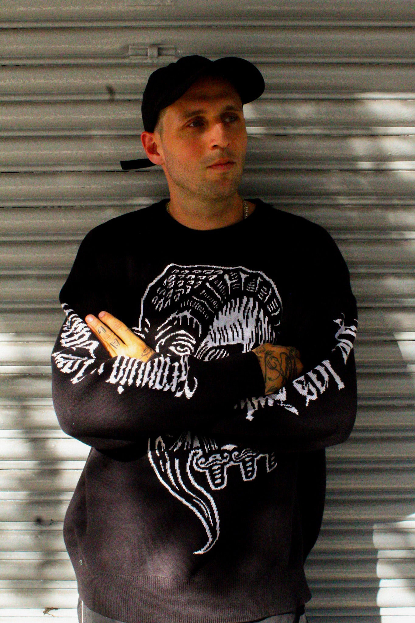 Granuja & Jam Baxter - 'De las Sombras' Knitted Jumper // Black