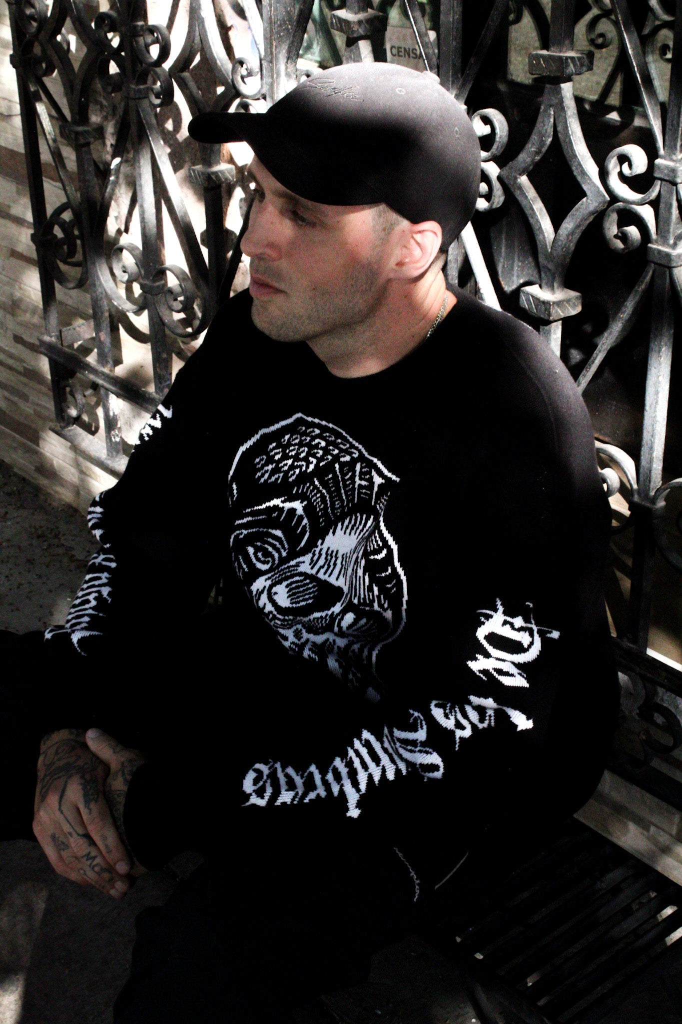 Granuja & Jam Baxter - 'De las Sombras' Knitted Jumper // Black