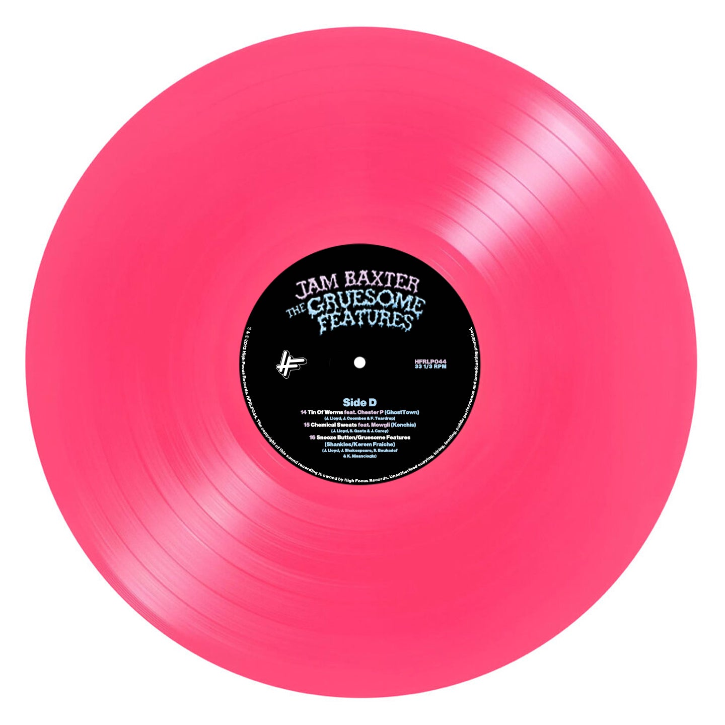 Jam Baxter - The Gruesome Features (LIMITED EDITION 2x12" CERISE VINYL)