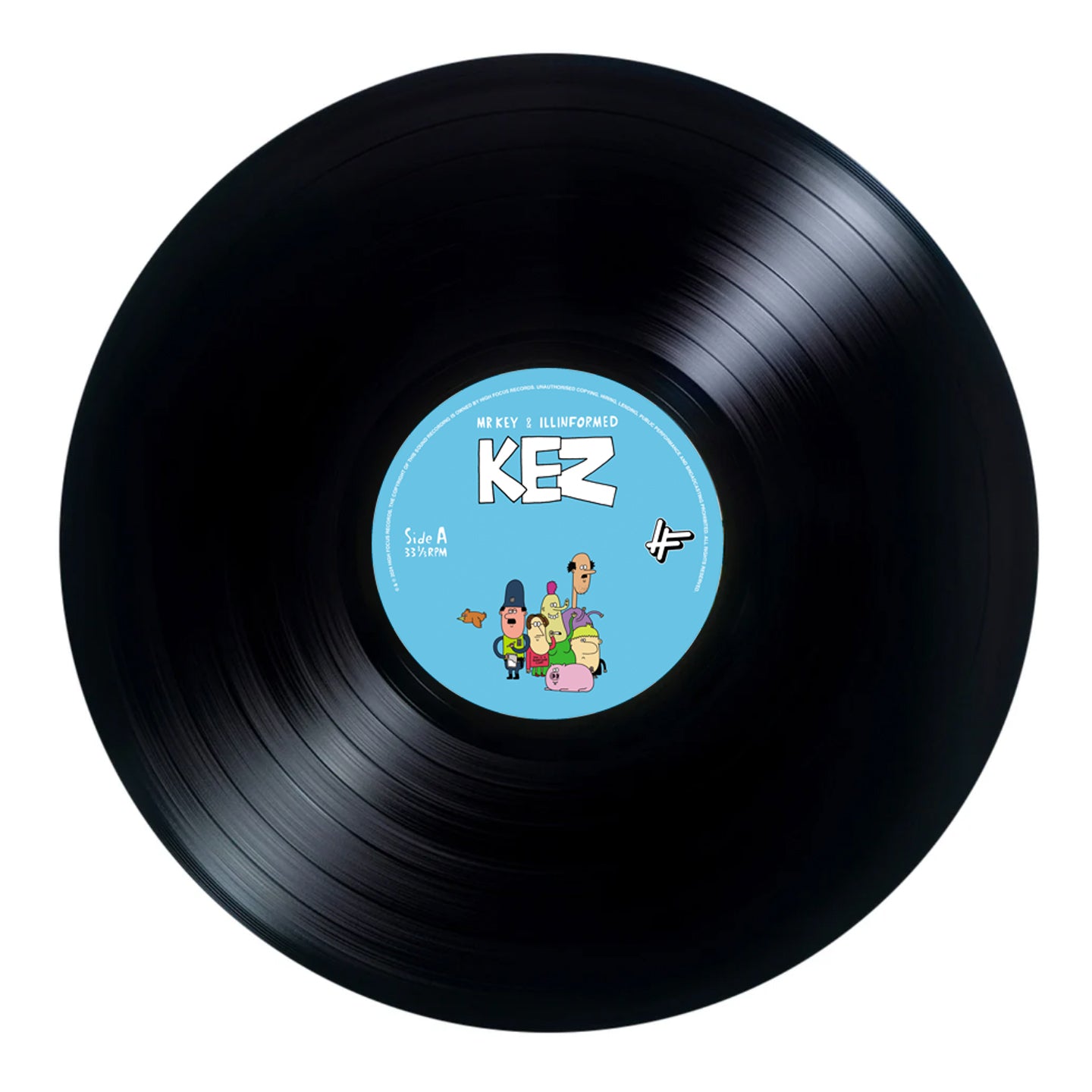 Mr Key & Illinformed - KEZ (LIMITED EDITION 12" BLACK GATEFOLD VINYL) w/ 12-Page Comic Book