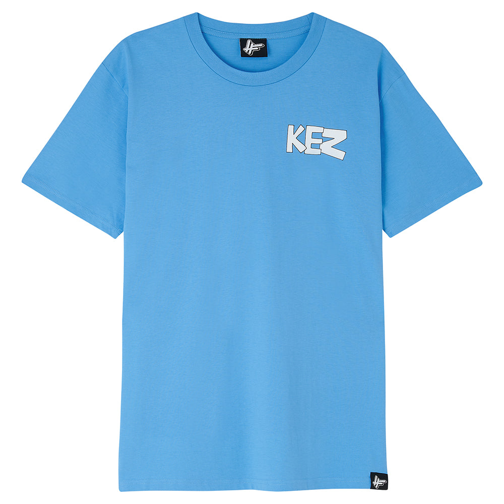 Mr Key & Illinformed 'KEZ' T-Shirt / Blue – High Focus Records