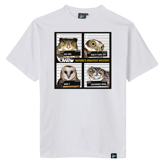 The Four Owls 'Nature's Greatest Mystery' T-Shirt / White