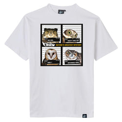 The Four Owls 'Nature's Greatest Mystery' T-Shirt / White
