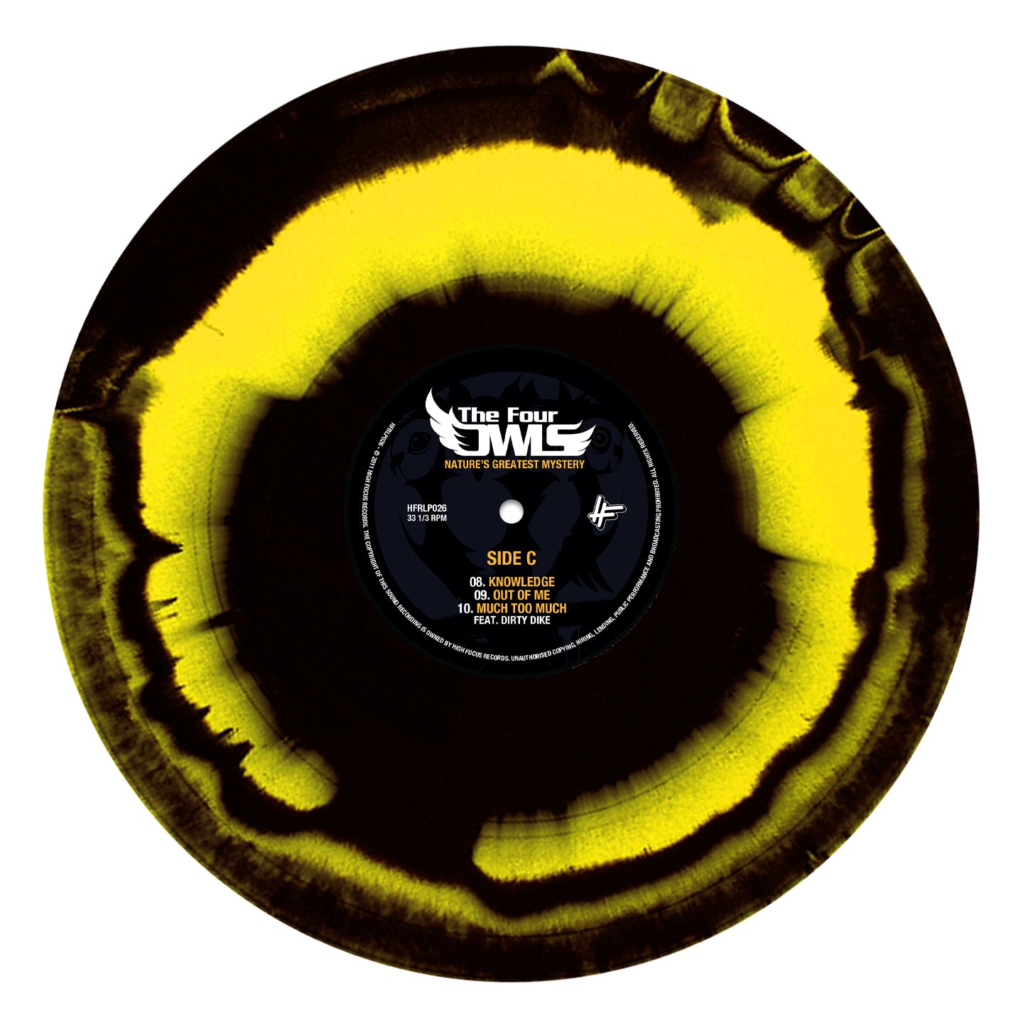 The Four Owls - Nature's Greatest Mystery (LIMITED EDITION 2 x 12" BLACK AND YELLOW GALAXY VINYL)