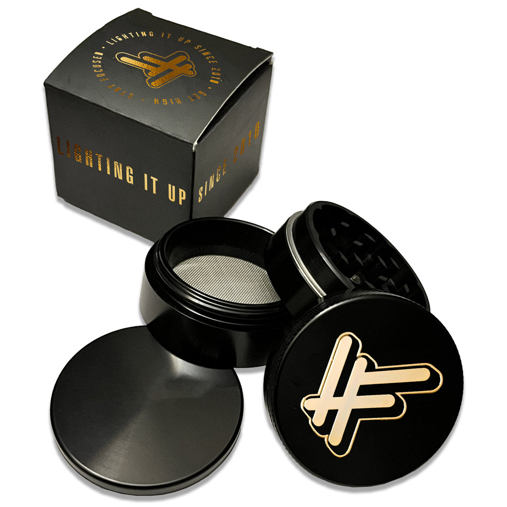 High Focus - Deluxe Grinder - Black – High Focus Records Limited