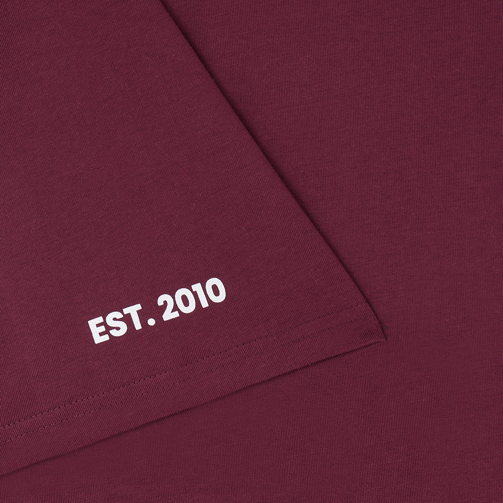 High Focus Logo T-Shirt / Burgundy