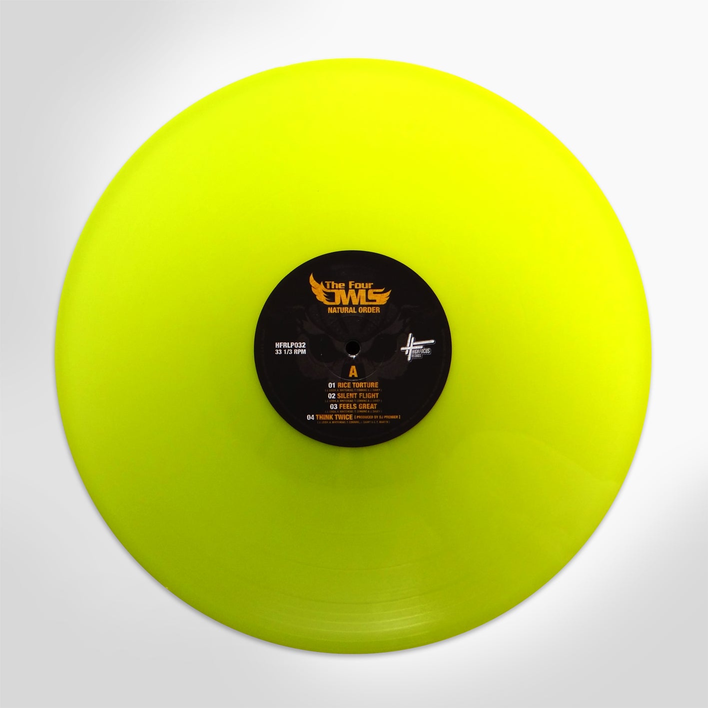 The Four Owls – Natural Order (SUPER LIMITED EDITION 2 x 12" TRANSPARENT ACID YELLOW VINYL)