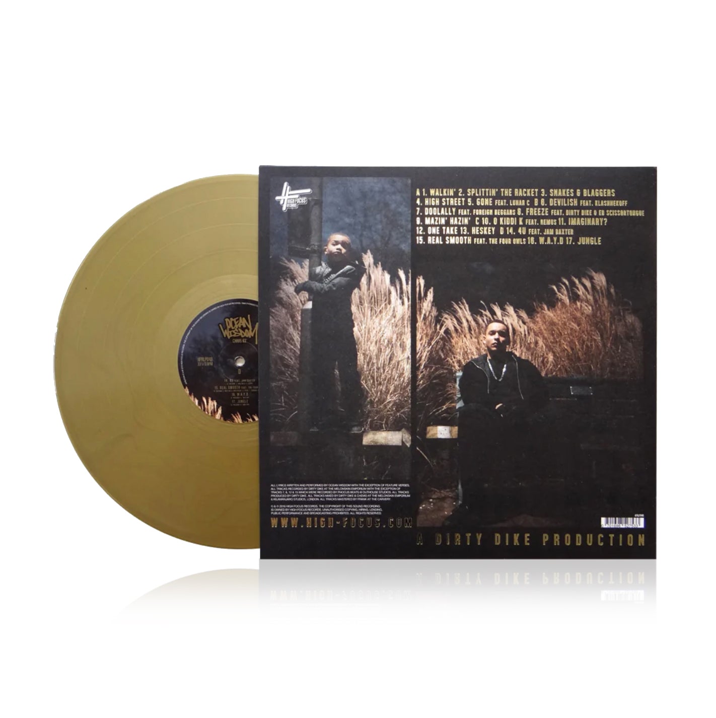 Ocean Wisdom - Chaos 93' (SUPER LIMITED EDITION 2 x 12" GOLD VINYL)