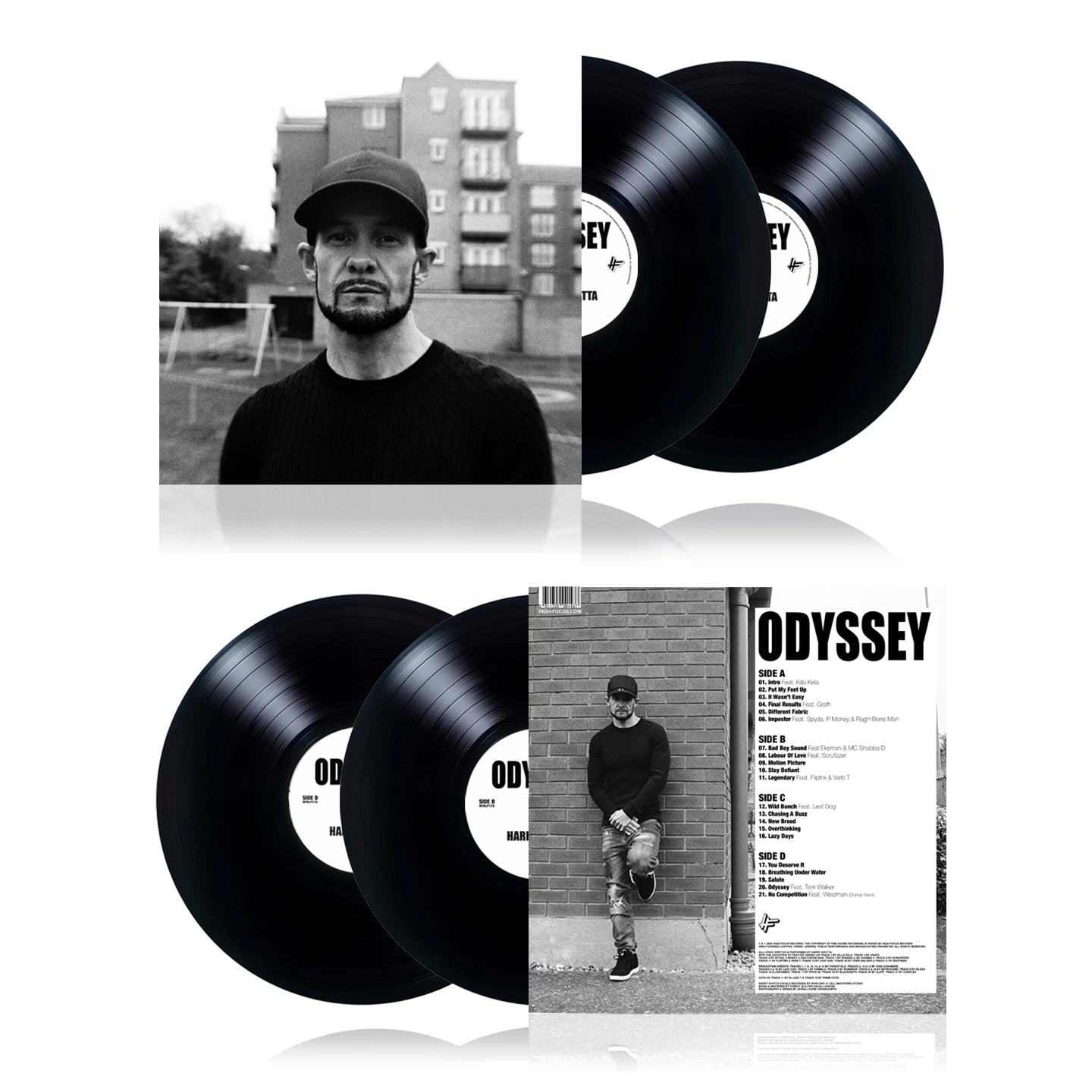 Harry Shotta - Odyssey (LIMITED EDITION 2 x 12" BLACK VINYL)