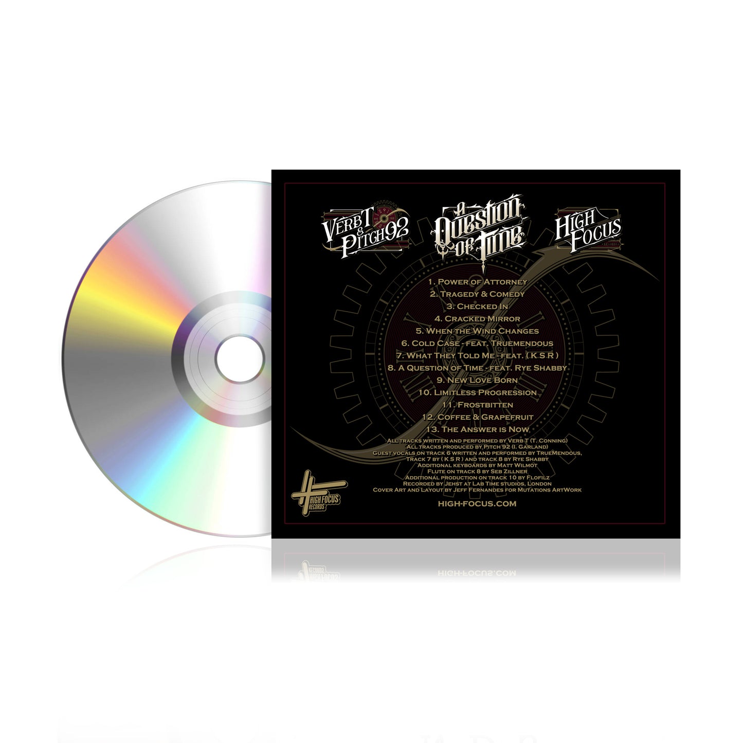 Verb T & Pitch 92 - A Question Of Time (CD)