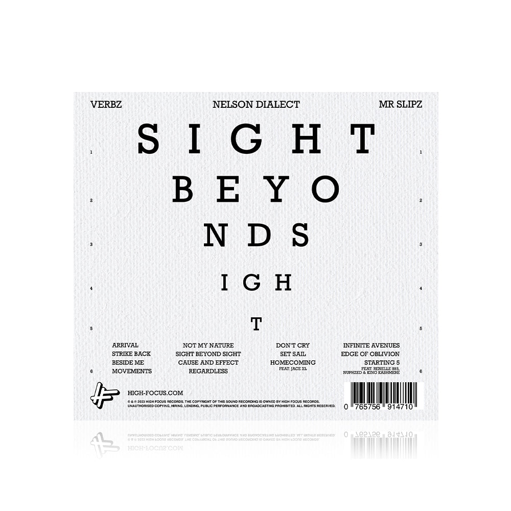Verbz, Nelson Dialect & Mr Slipz - Sight Beyond Sight (LIMITED EDITION CD)