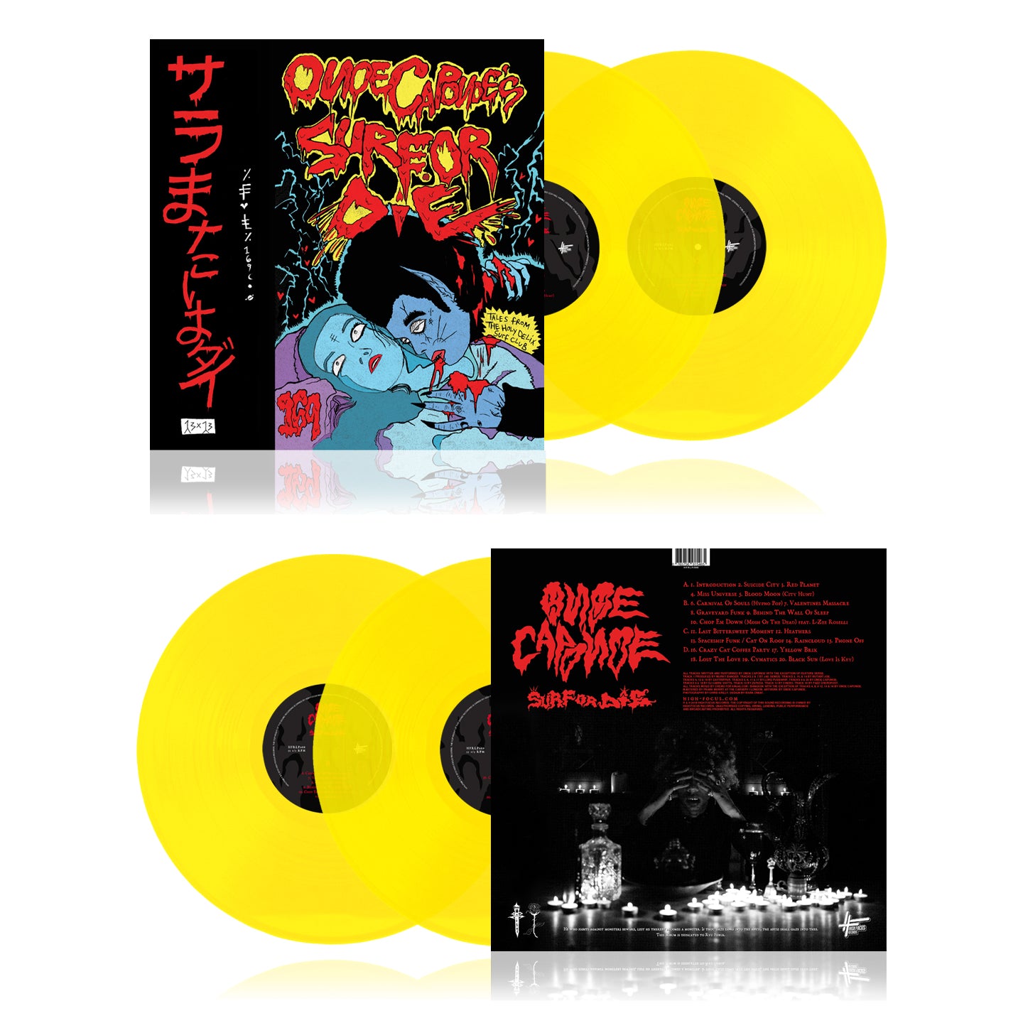 Onoe Caponoe - Surf Or Die (LIMITED EDITION 2 x 12" YELLOW VINYL)