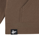 High Focus - Slogan Heavyweight Hoodie / Walnut