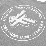 High Focus - Stamp T-Shirt / Heather Grey