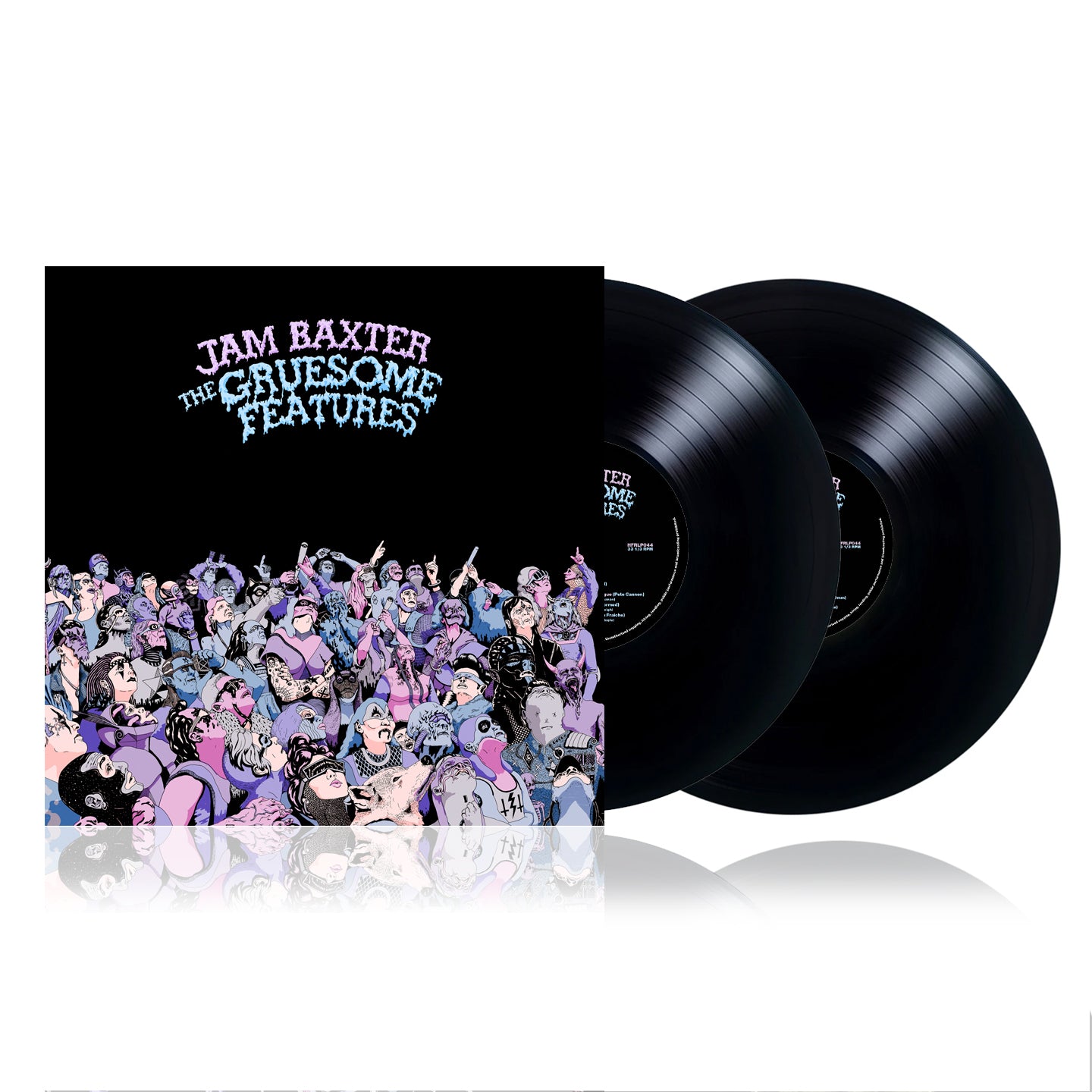 Jam Baxter - The Gruesome Features (FIRST PRESSING - SUPER LIMITED EDITION 2 × 12" BLACK VINYL)