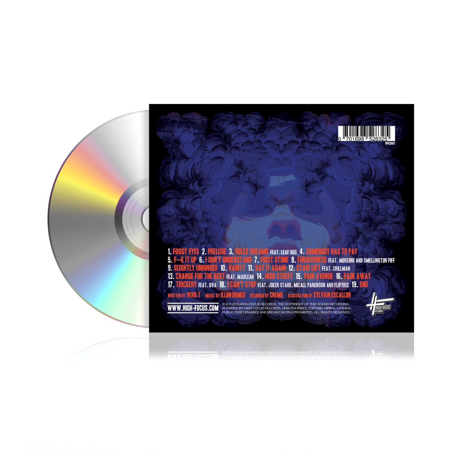 Verb T & Illinformed - The Man With The Foggy Eyes (CD)