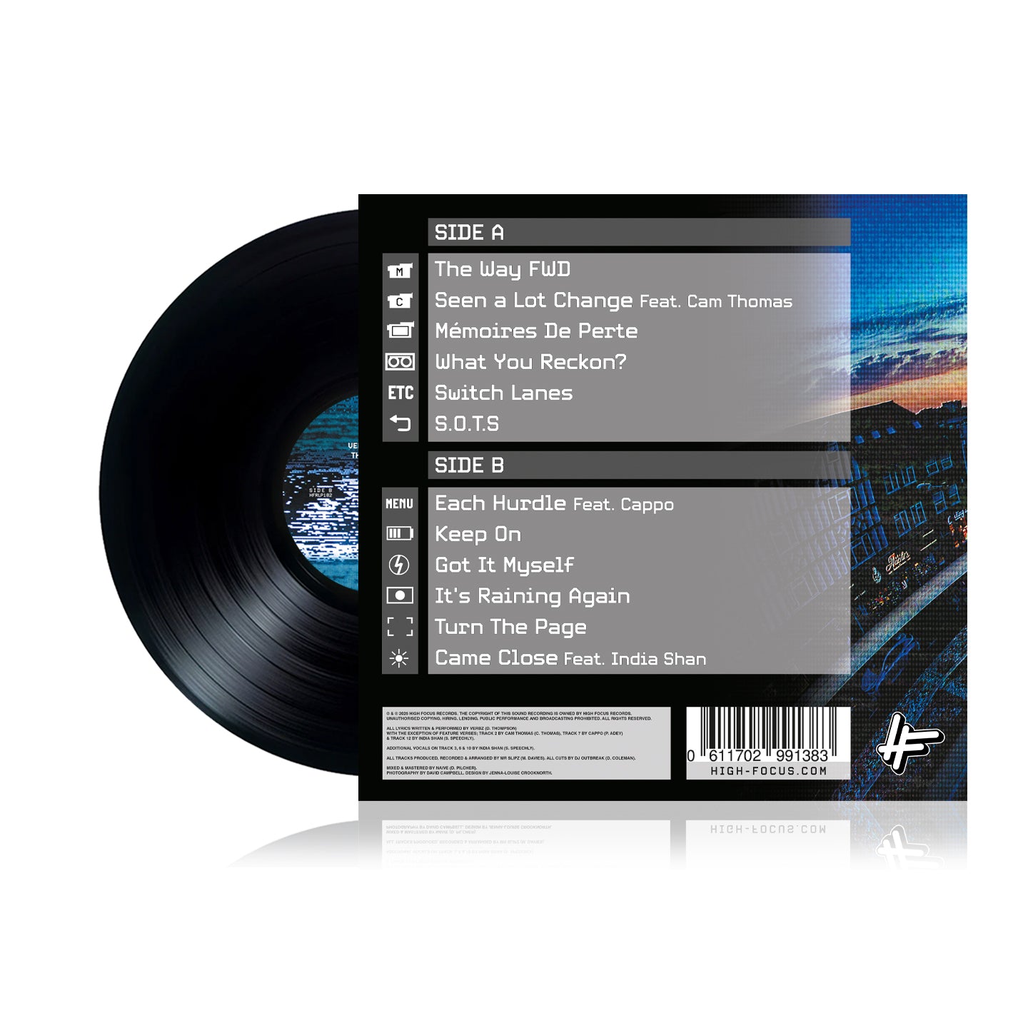 Verbz & Mr Slipz - THE WAY FWD (LIMITED EDITION 12" BLACK VINYL)