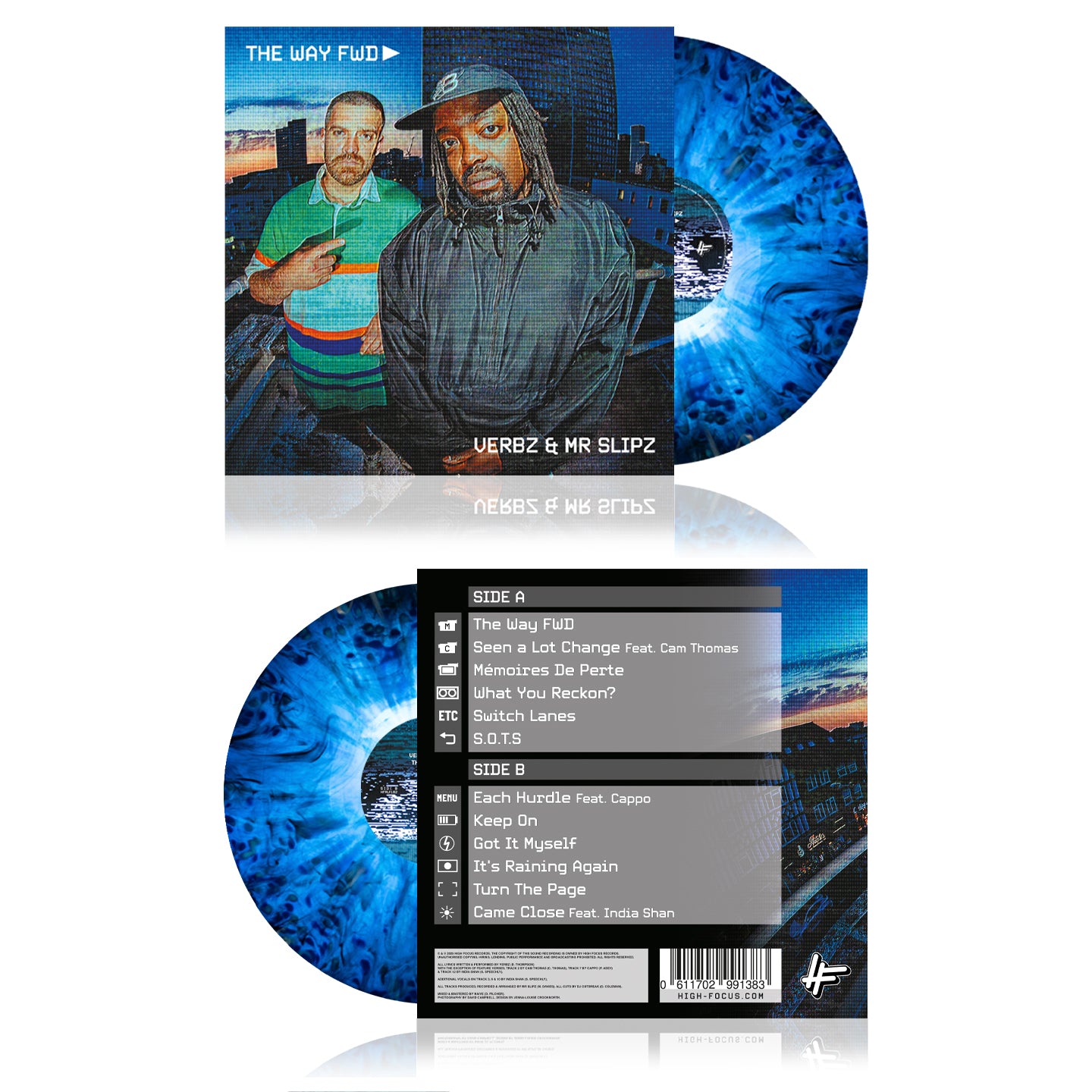 Verbz & Mr Slipz - THE WAY FWD (LIMITED EDITION 12" SMOKEY SPLATTER VINYL)