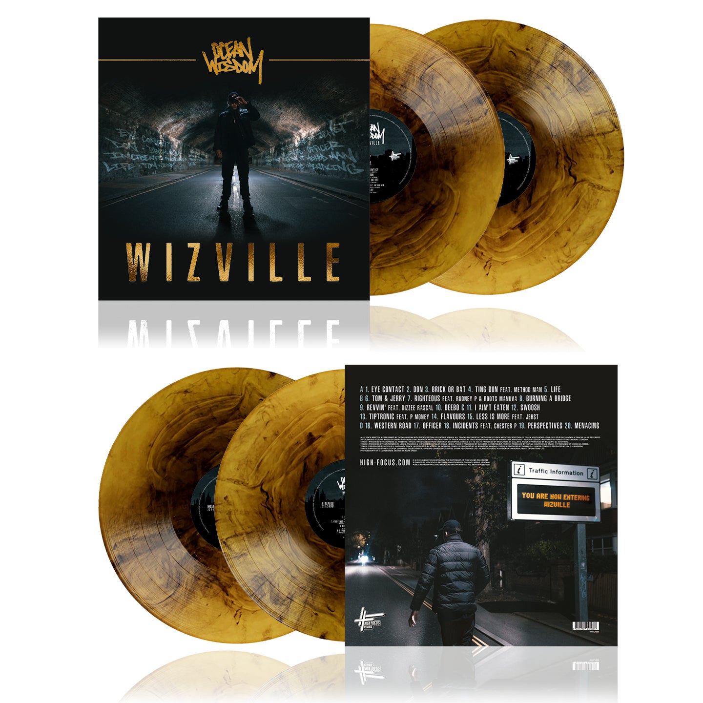 Ocean Wisdom - Wizville (LIMITED EDITION 2 x 12" MARBLE VINYL) [PRE-ORDER]