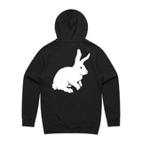 Ramson Badbonez - 'White Rabbit' Heavyweight Hoodie / Black [PRE-ORDER]