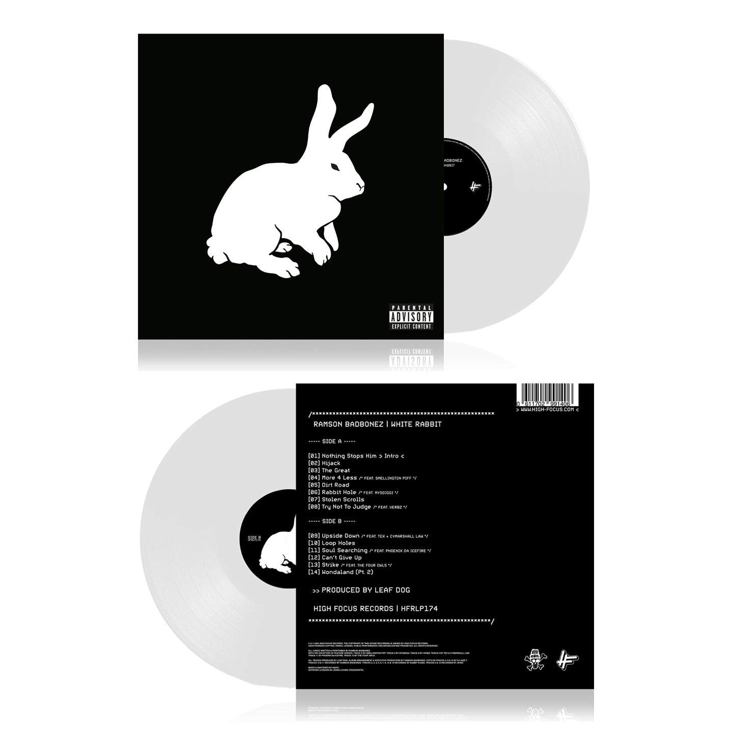 Ramson Badbonez - White Rabbit (LIMITED EDITION 12" WHITE VINYL)
