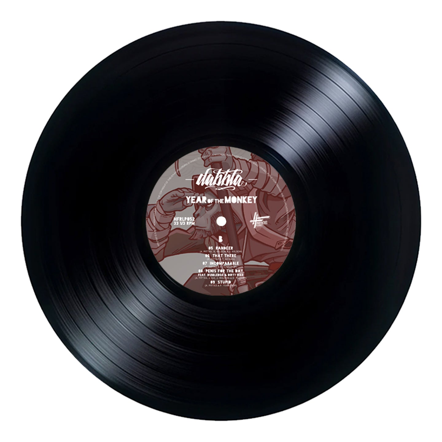 Dabbla - Year Of The Monkey (FIRST PRESSING, SUPER LIMITED EDITION 2 x 12" BLACK VINYL)