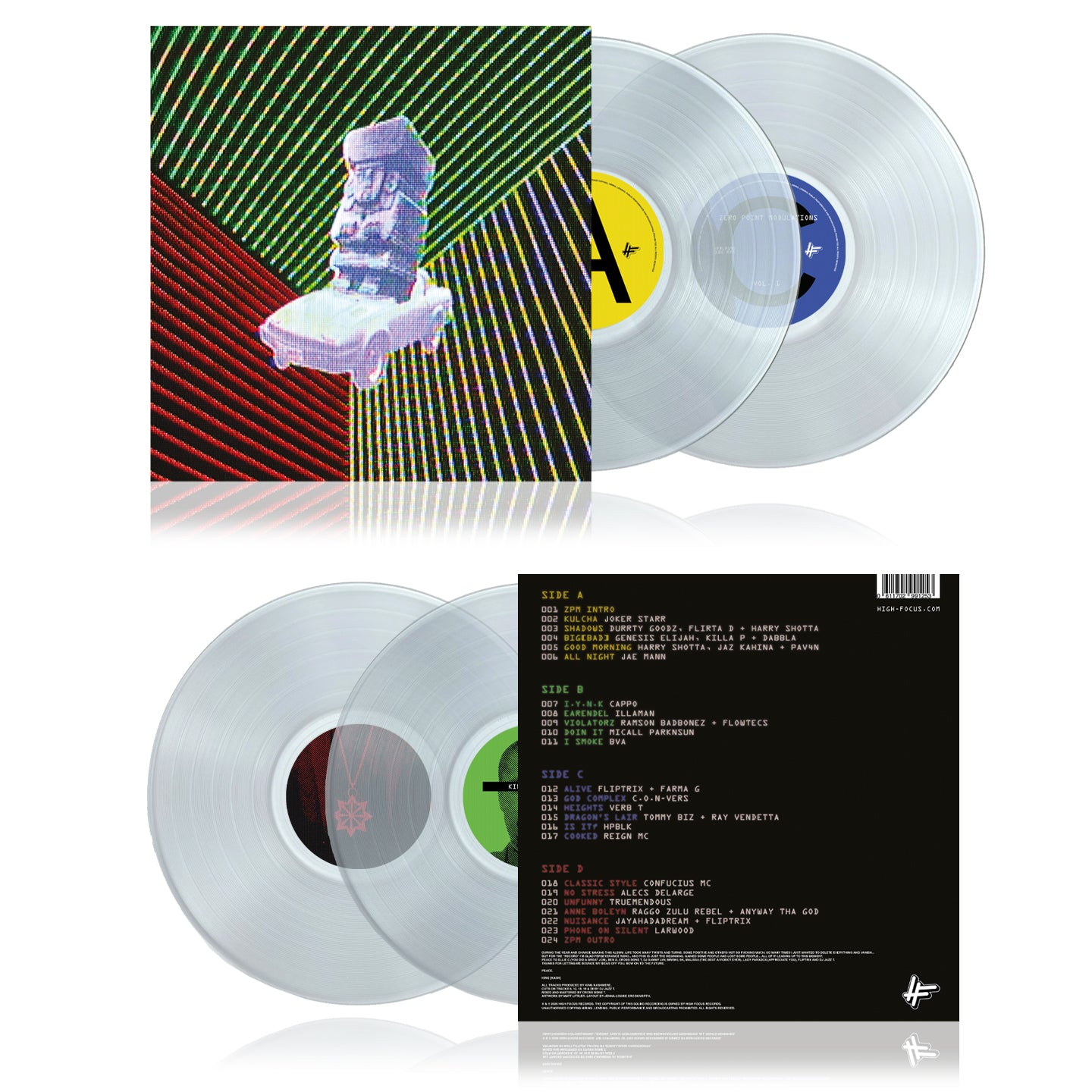 King Kashmere - Zero Point Modulations (Vol. 1) (LIMITED EDITION 2 x 12" TRANSPARENT VINYL) [PRE-ORDER]