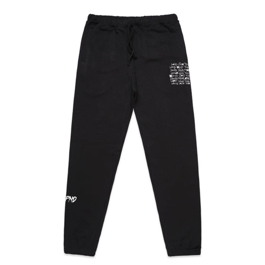 CMPND 'Long Live The Court' Tracksuit Bottoms / Black