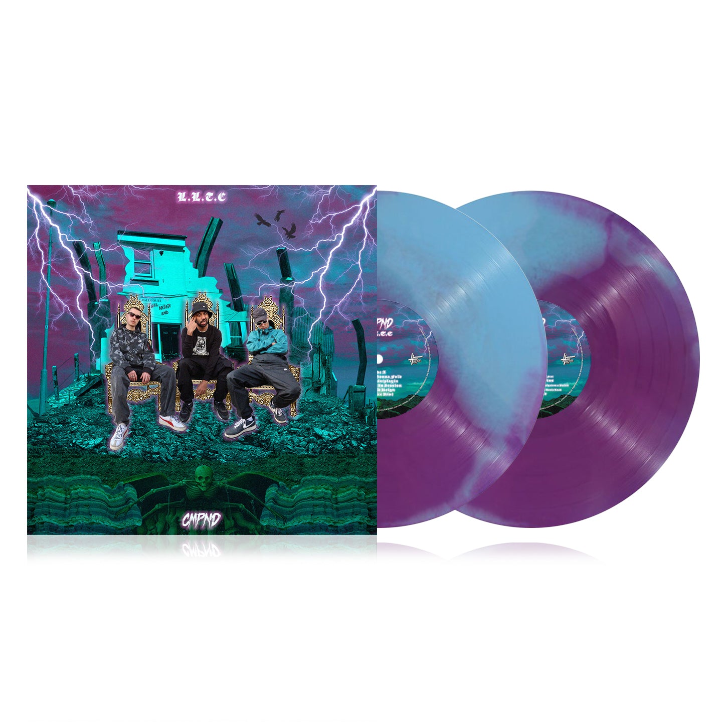 CMPND - Long Live The Court (LIMITED EDITION 2 X 12" PURPLE/BLUE VINYL)