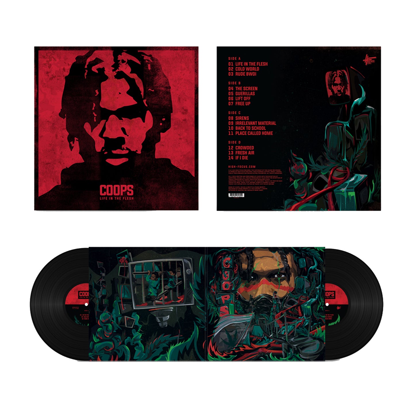 Coops - Life In The Flesh (LIMITED EDITION 2 x 12" GATEFOLD VINYL)