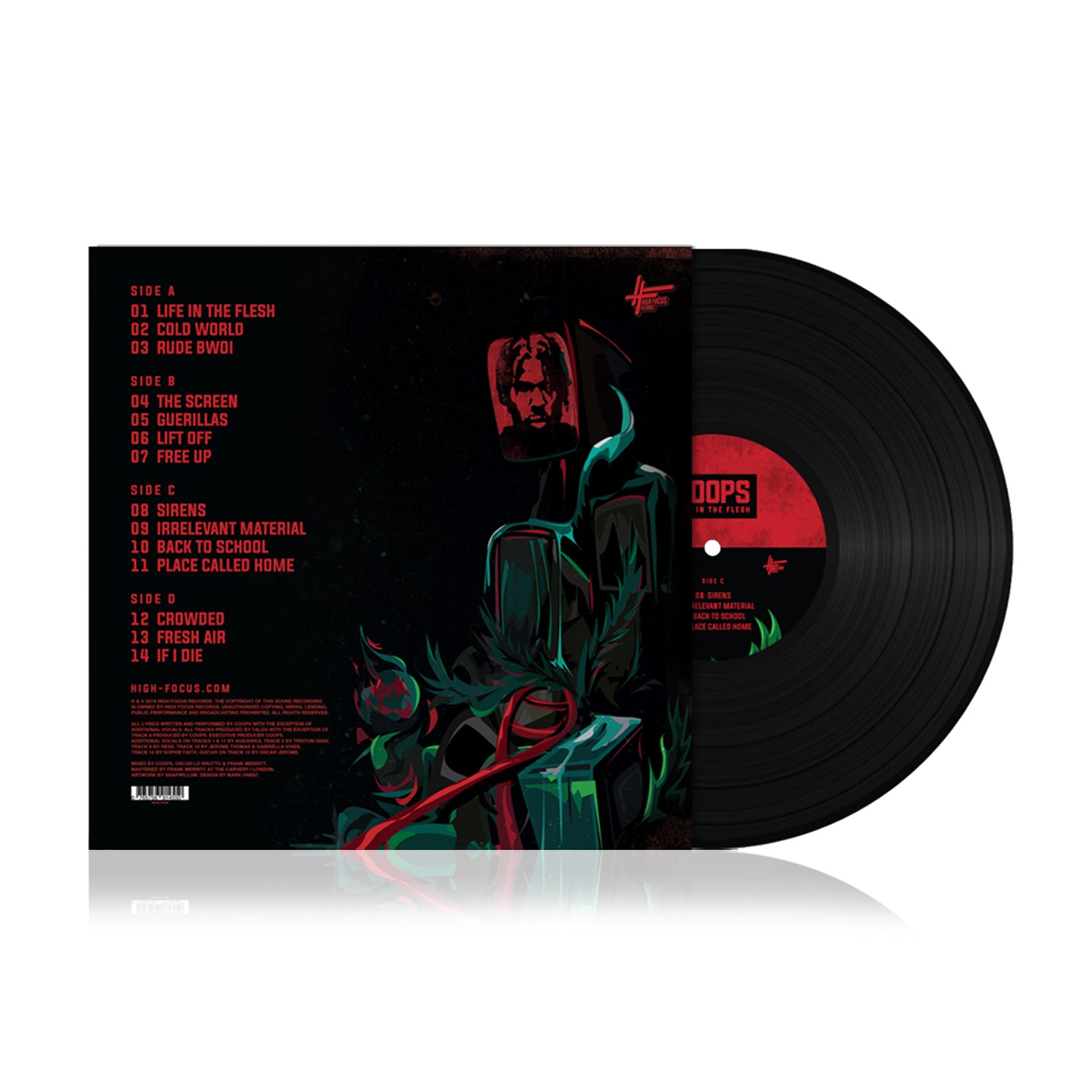 Coops - Life In The Flesh (LIMITED EDITION 2 x 12" GATEFOLD VINYL)