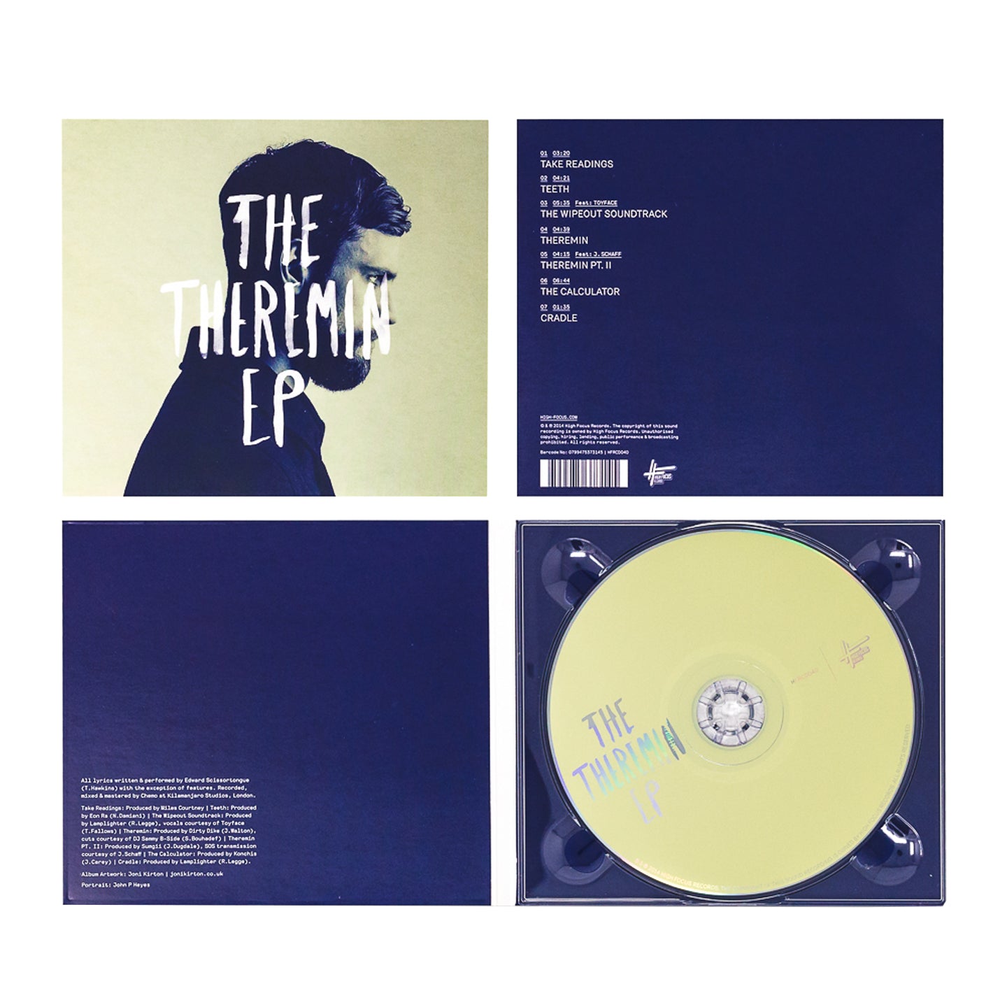 Edward Scissortongue - The Theremin EP (CD)