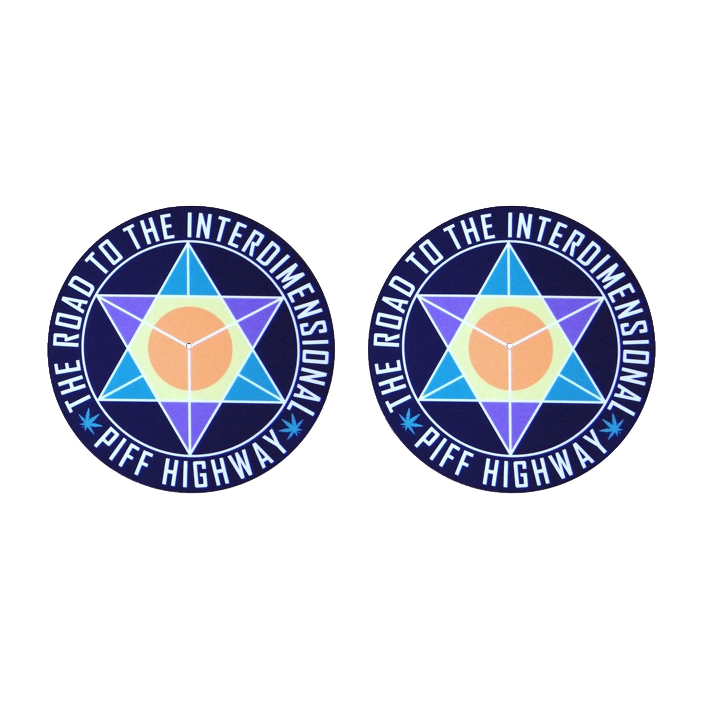 Fliptrix - The Road To The Interdimensional Piff Highway Slipmats (Pair)