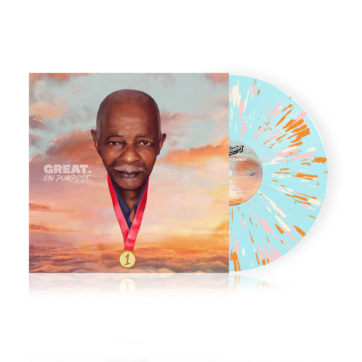 TrueMendous - Great. On Purpose (2 X 12" SUNSET SPLATTER VINYL)