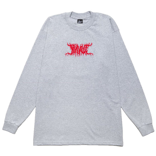 Ed Scissor + Lamplighter - JOYSVILLE Logo Longsleeve // Grey