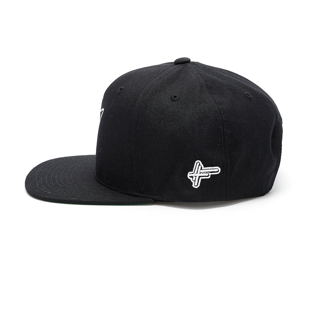High Focus Chunk Snapback // Black