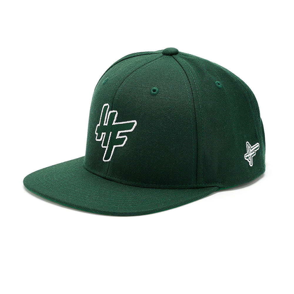 High Focus Chunk Snapback // Forest Green
