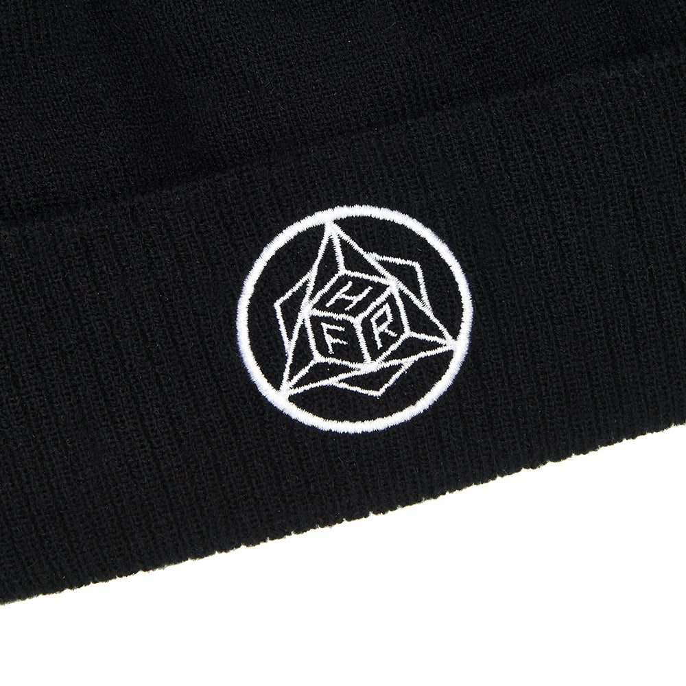 HFR Geo Pom Beanie // Black