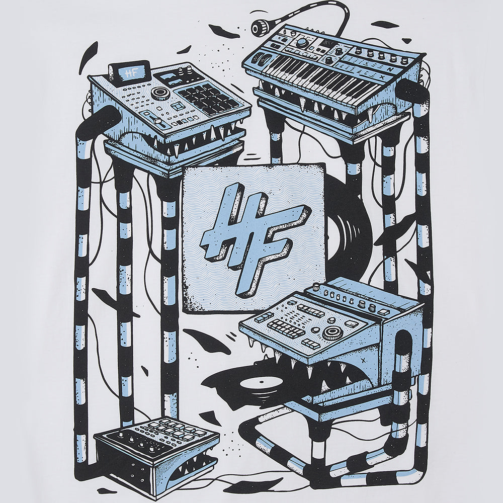 High Focus - Beat Makers T Shirt // White
